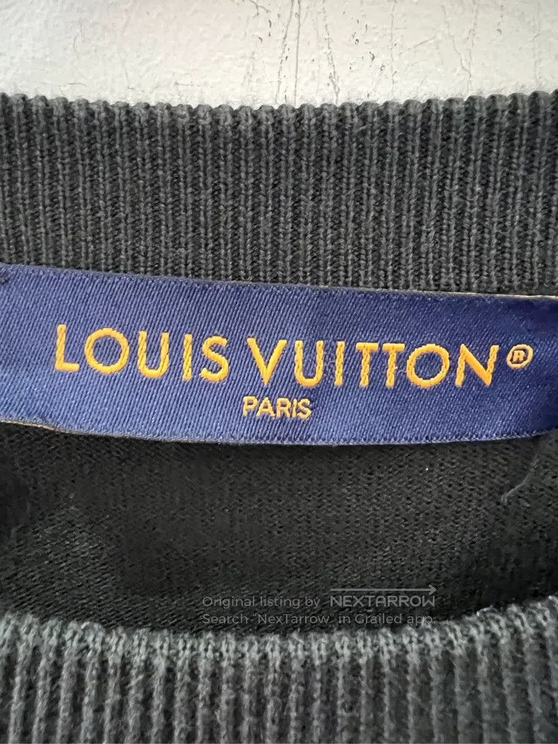 Louis Vuitton Louis Vuitton Portrait logo knitted short sleeve Size US S / EU 44-46 / 1 - 4 Thumbnail