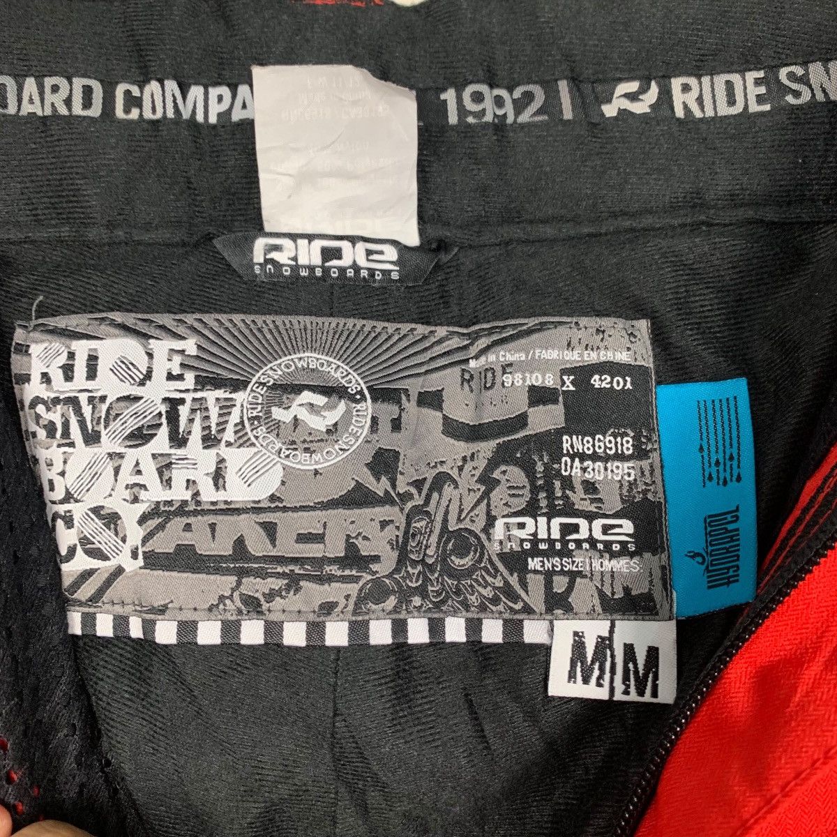 Other RIDE SNOWBOARDS Red Skiing Pant #1834-C80 Size US 30 / EU 46 - 15 Thumbnail