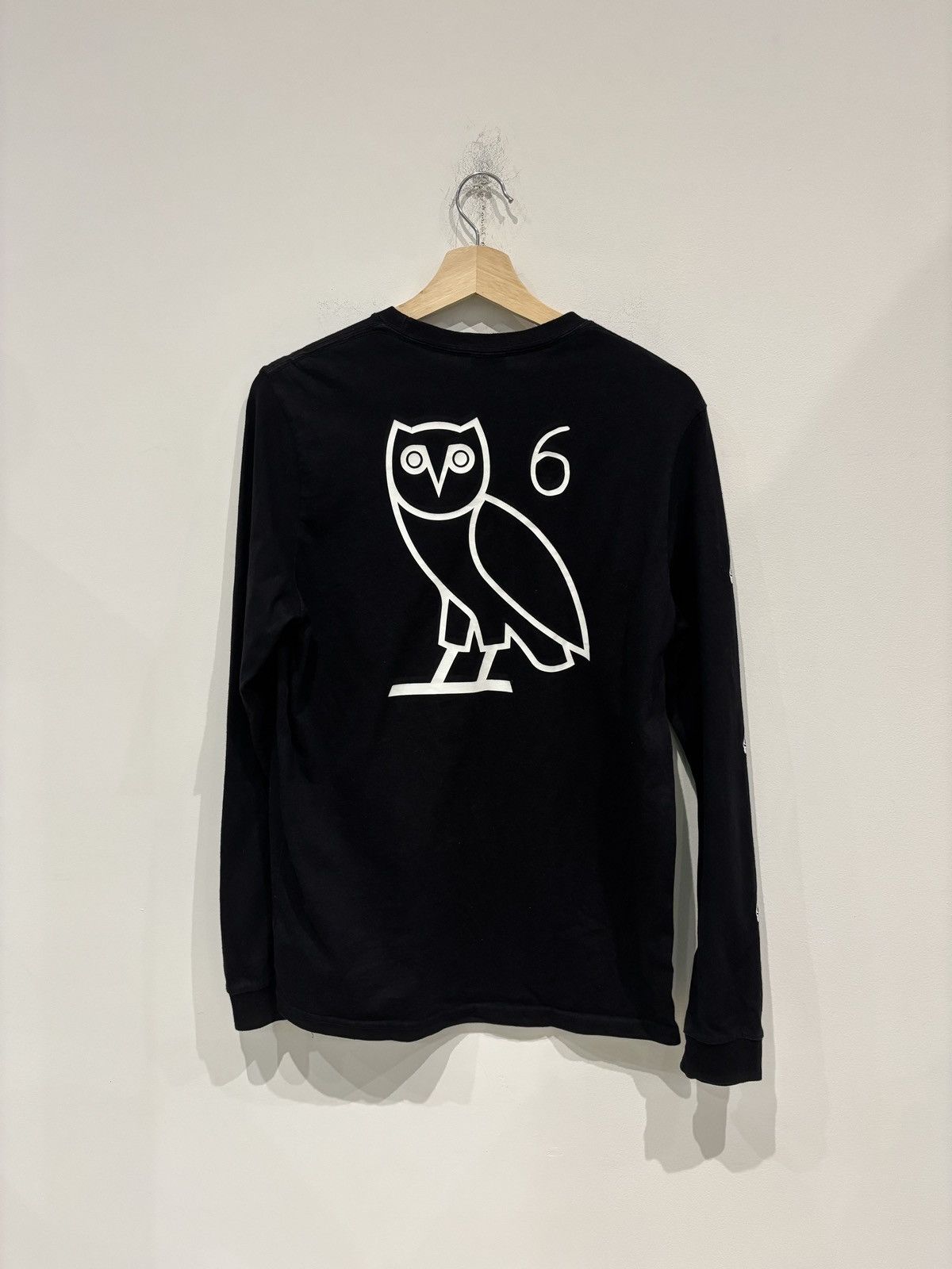 October's Very Own OVO 6 God Long Sleeve Shirt Black Size: M Size US M / EU 48-50 / 2 - 2 Thumbnail