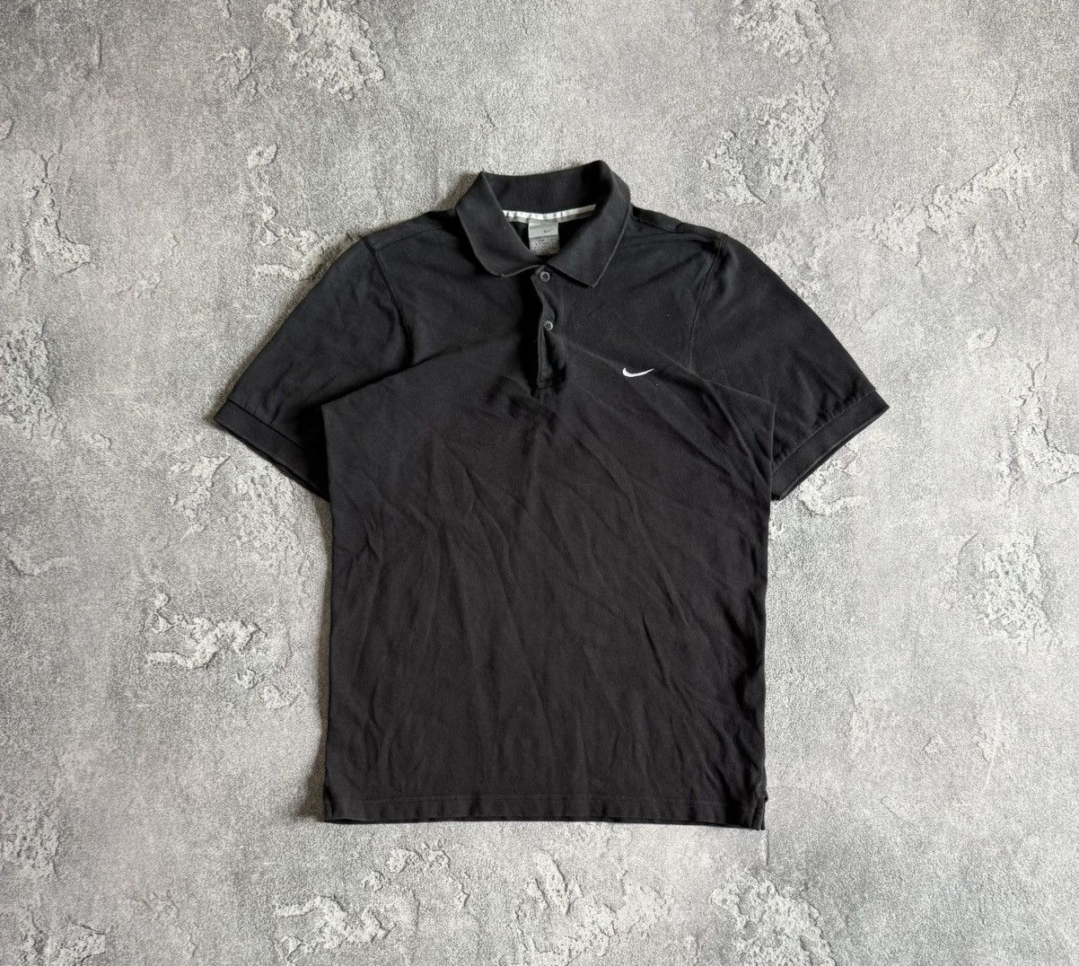 Nike × Vintage Nike S black basic polo tee T-shirt swoosh vintage Size US S / EU 44-46 / 1 - 7 Thumbnail
