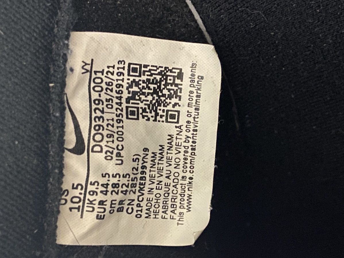 Nike Used Nike Dunk Low SP Undefeated 5 Black Size 10,5US Size US 10.5 / EU 43-44 - 13 Thumbnail