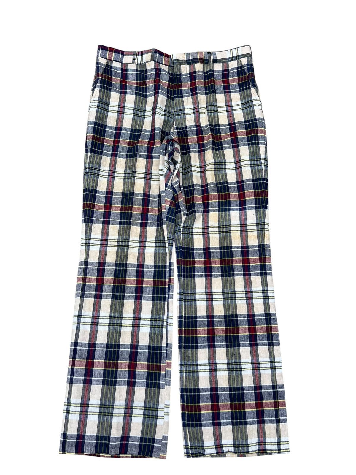 Corbin 60s 70s Hand Woven India Madras by Corbin Talon Zip Trouser Size US 36 / EU 52 - 1 Thumbnail