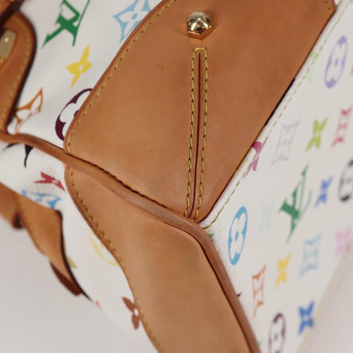 Louis Vuitton LOUIS VUITTON Monogram Multicolor Claudia Hand Bag White Size ONE SIZE - 15 Thumbnail