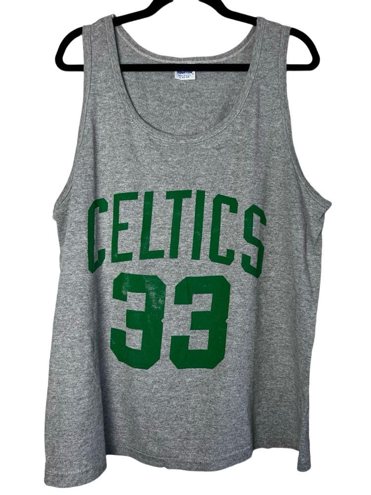 Starter Vintage 1990's Larry Bird - Boson, Celtics - Starter Tank Size US L / EU 52-54 / 3 - 1 Thumbnail