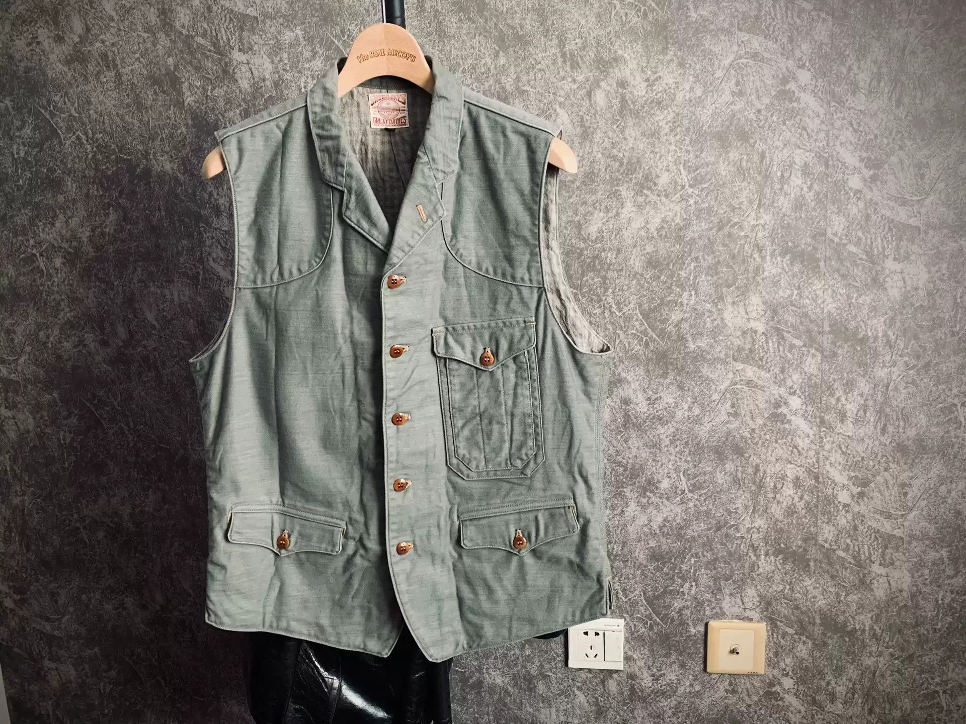 image of Freewheelers Hunting Vest in Green, Men's (Size Medium)