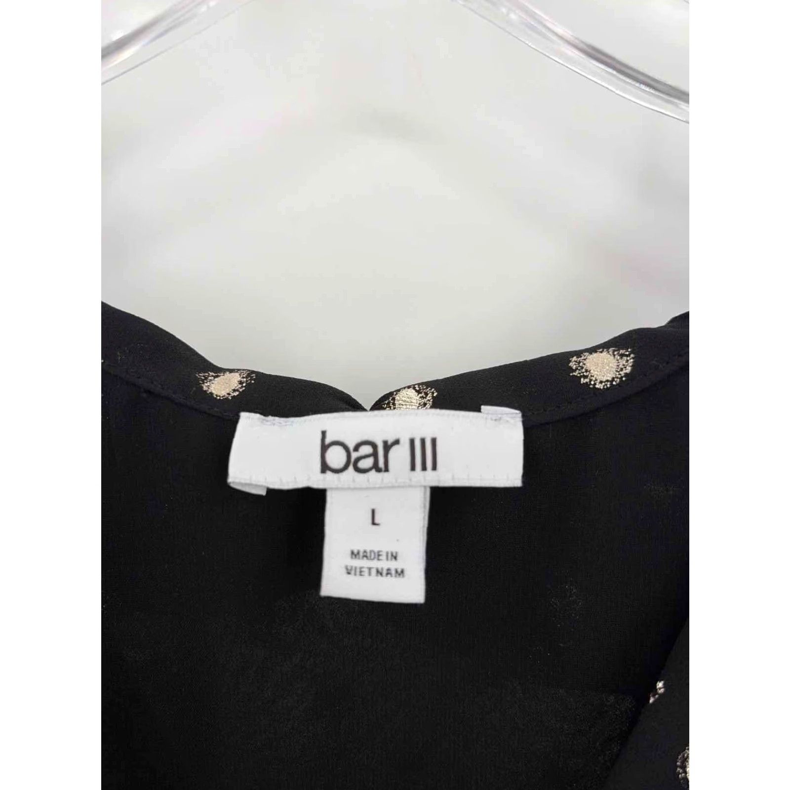 Bar III Pre-Owned Bar III Black Size Large Tank Top Size L / US 10 / IT 46 - 3 Thumbnail