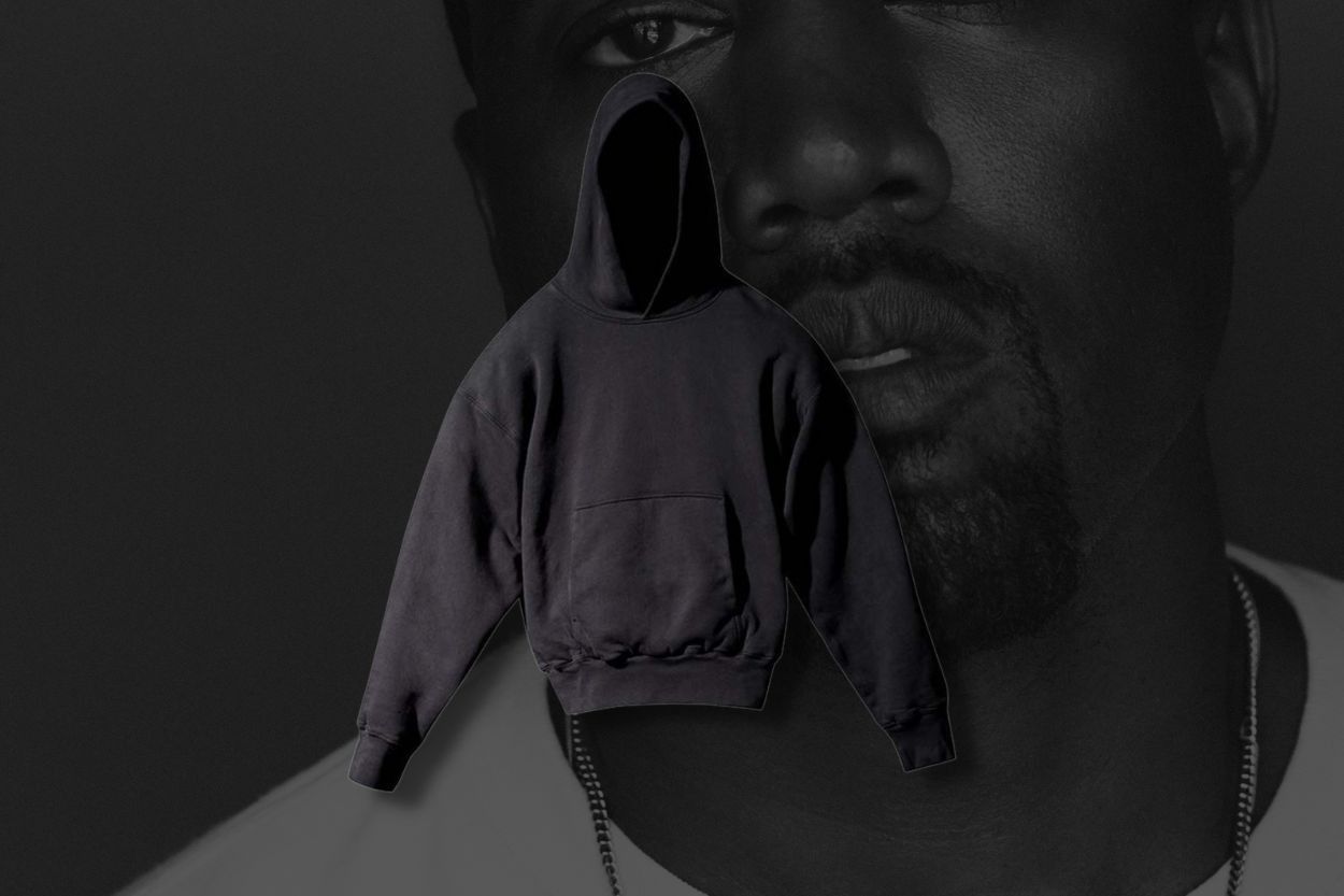 image of Yeezy Gap Perfect Hoodie Black, Men's (Size Medium)