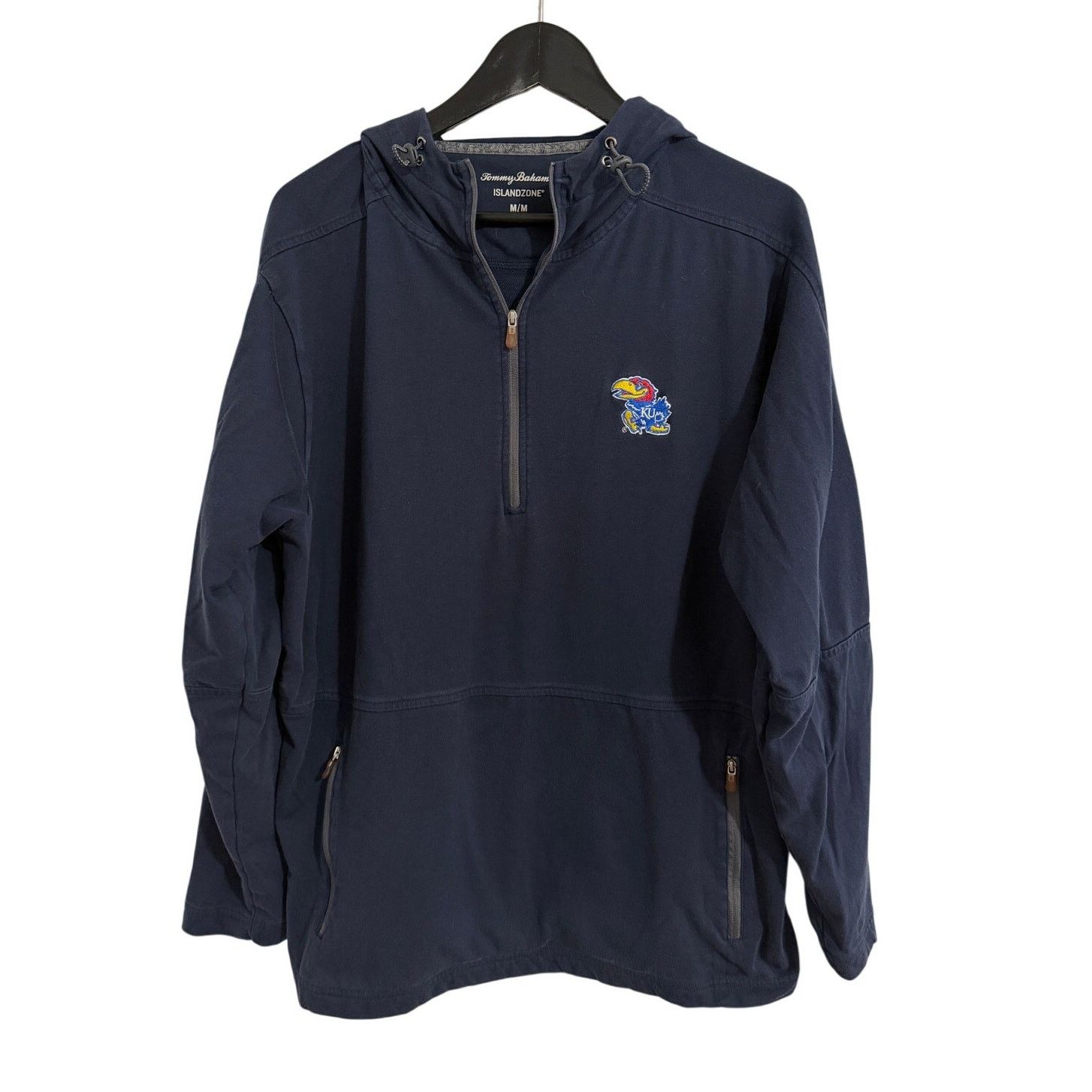 Tommy Bahama Kansas Jayhawks Tommy Bahama 1/4-Zip Men's Size M Size US M / EU 48-50 / 2 - 1 Thumbnail
