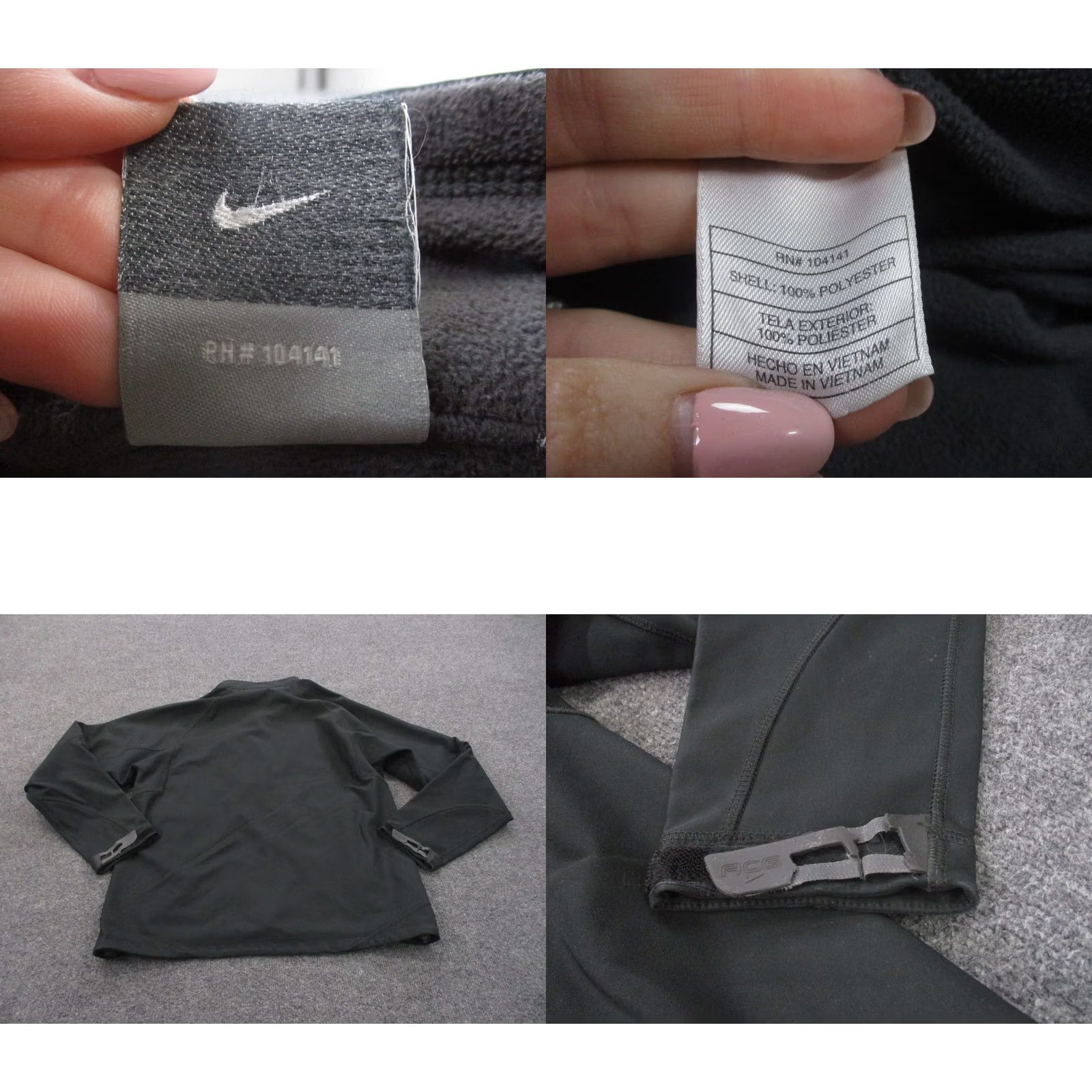 Nike ACG Nike ACG Jacket Black M Mens Swoosh Outdoors Athletic Sportswear Track Hiking Windbreaker Retro Size US M / EU 48-50 / 2 - 8 Thumbnail