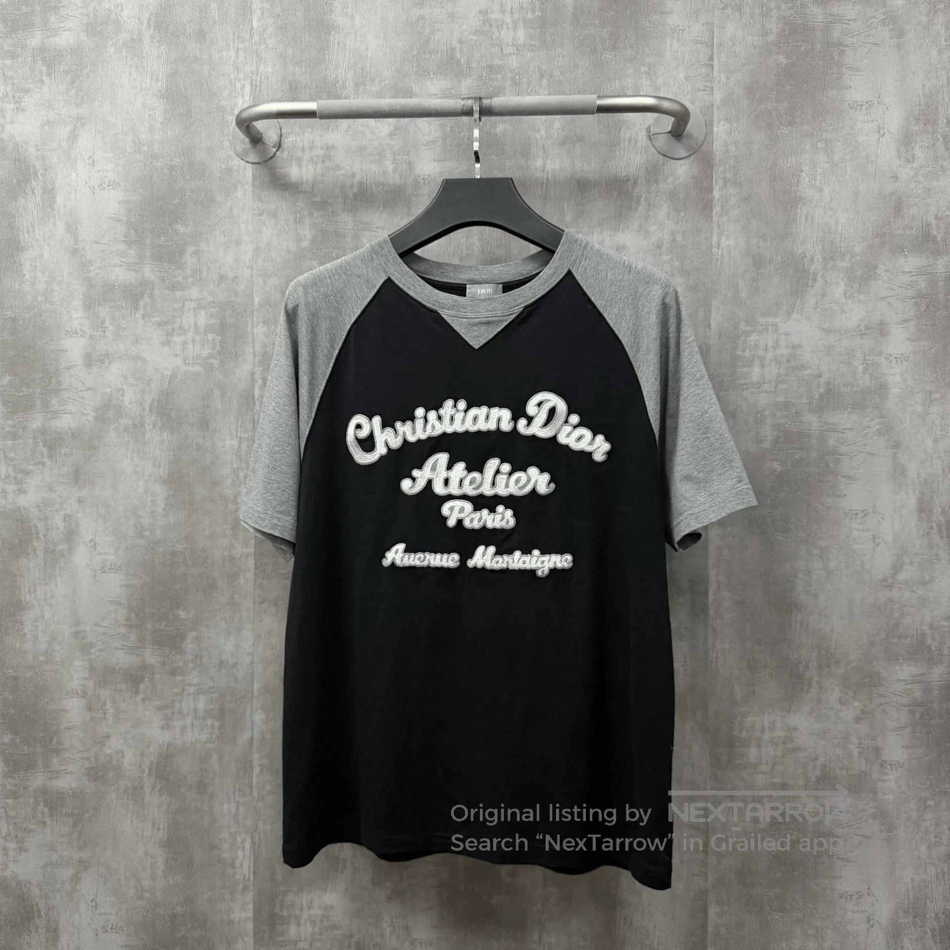 Dior Dior Black Gray Colorblock Logo T. Size US M / EU 48-50 / 2 - 1 Thumbnail