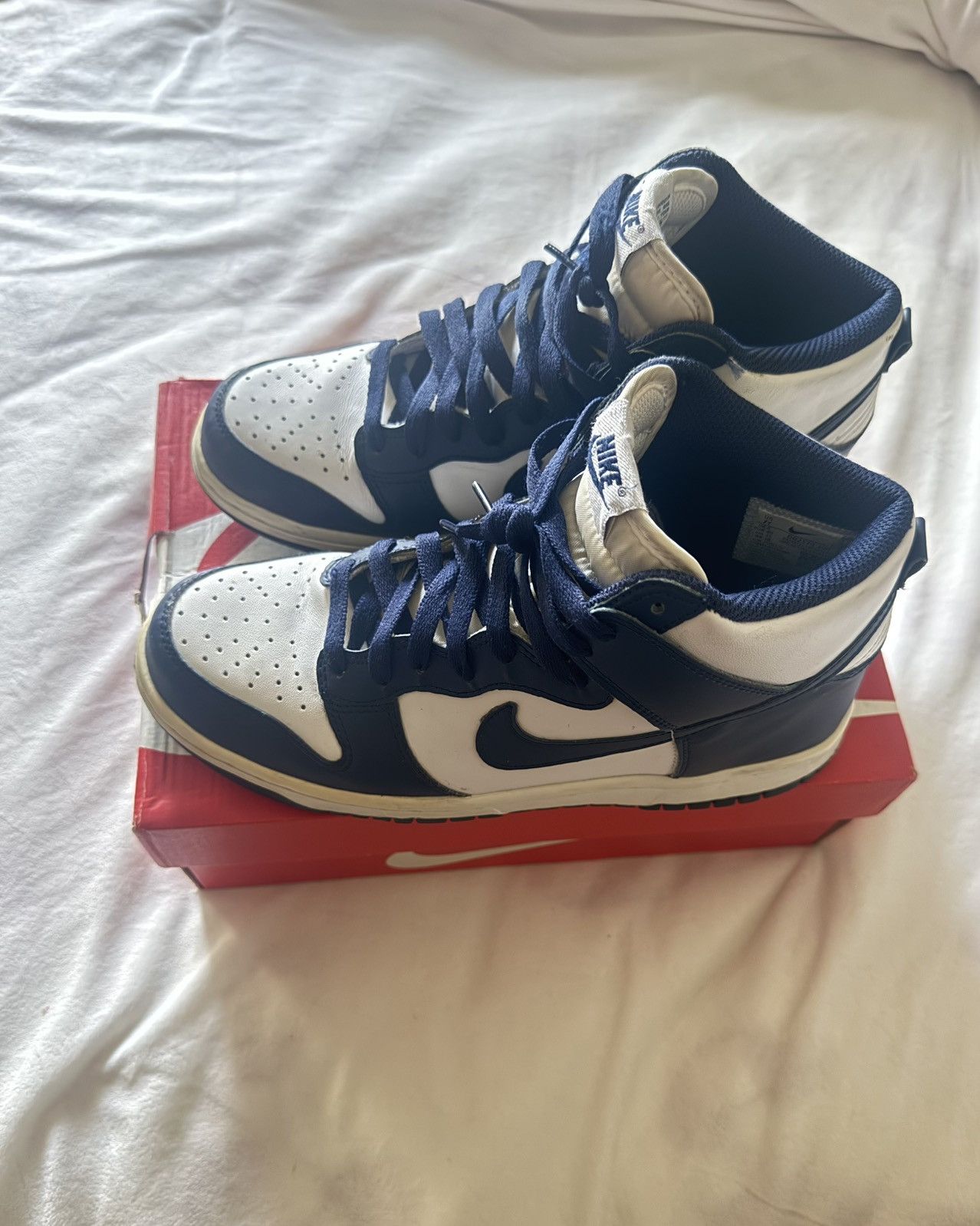 Nike Nike Dunk High Midnight Navy Size US 7 / EU 40 - 1 Thumbnail