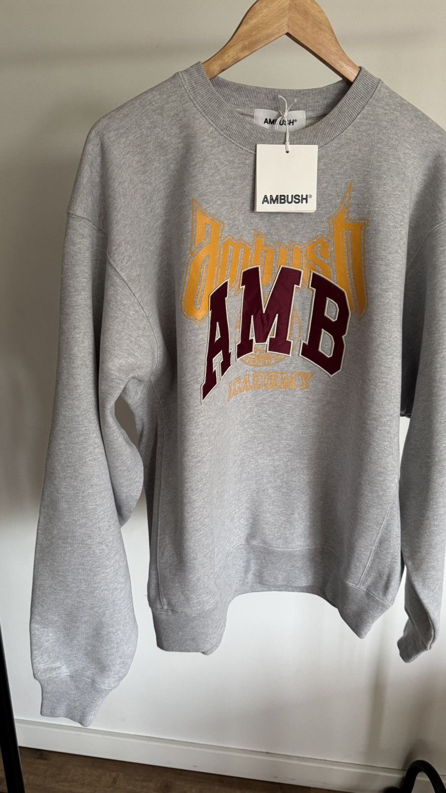 Ambush Design Ambush sweatshirt new with tags S M L grey Size US S / EU 44-46 / 1 - 3 Thumbnail