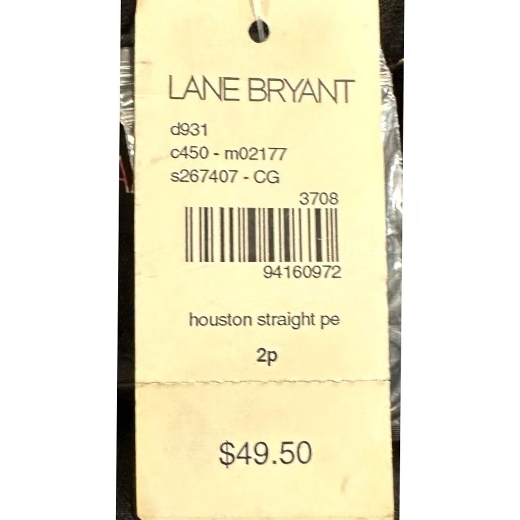 Vintage Lane Bryant Pants Womens 2 Petite Black Houston Wide Leg Dress Office Ladies NEW Size 26" / US 2 / IT 38 - 6 Thumbnail