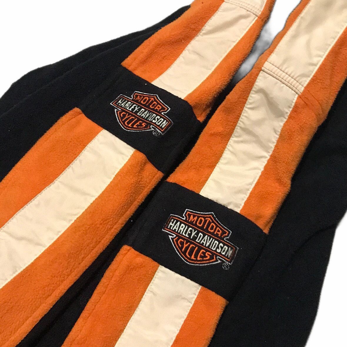 Harley Davidson × Vintage harley-davidson fleece half zip black/orange sweather Size US L / EU 52-54 / 3 - 10 Thumbnail