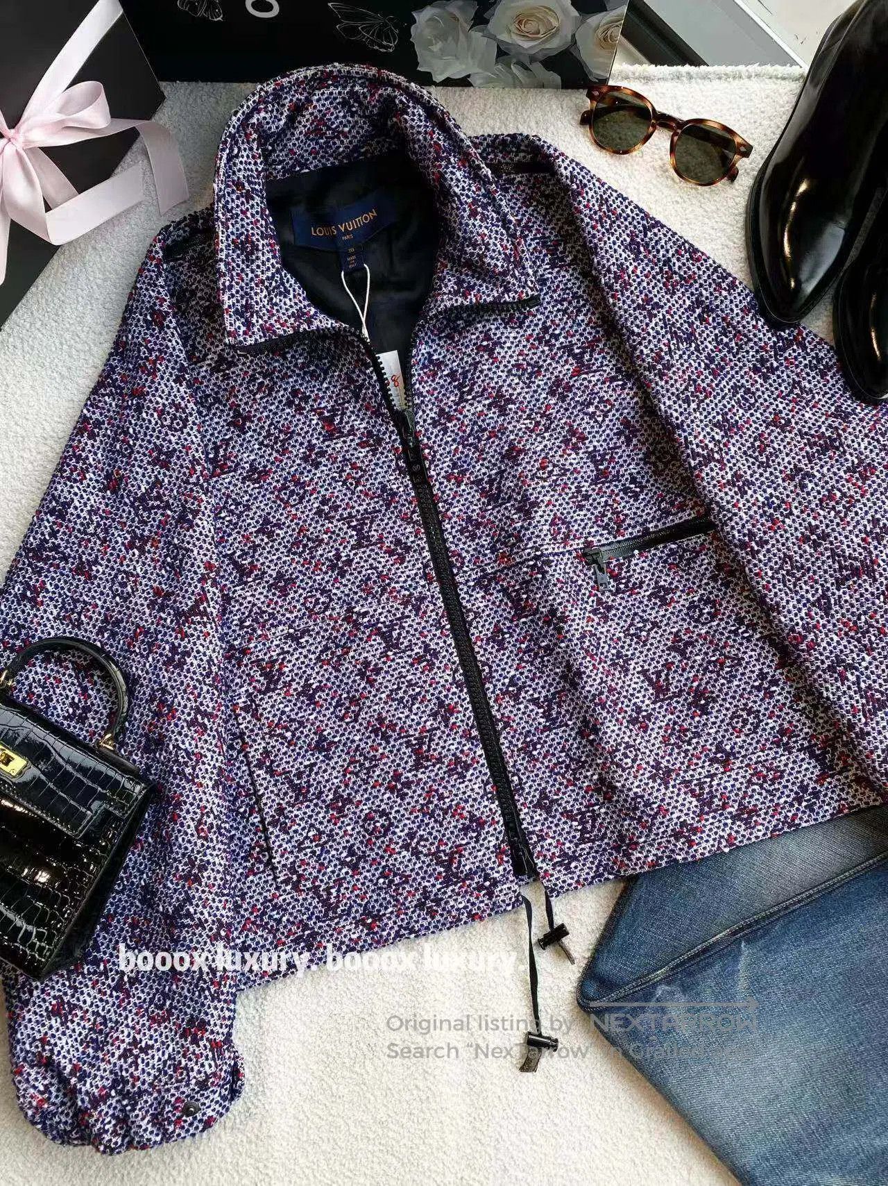 Louis Vuitton Louis Vuitton The old flower is full of printed coats| Size XS / US 0-2 / IT 36-38 - 1 Thumbnail