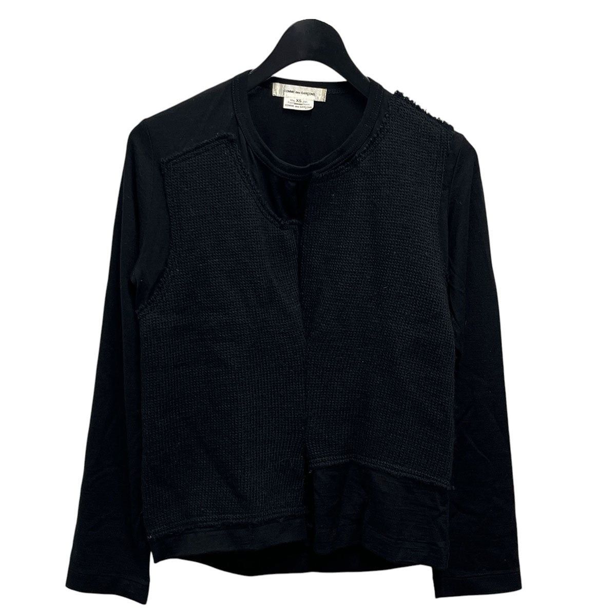 Comme des Garcons Patchwork Knit Long Sleeve Tee Size XS / US 0-2 / IT 36-38 - 1 Thumbnail