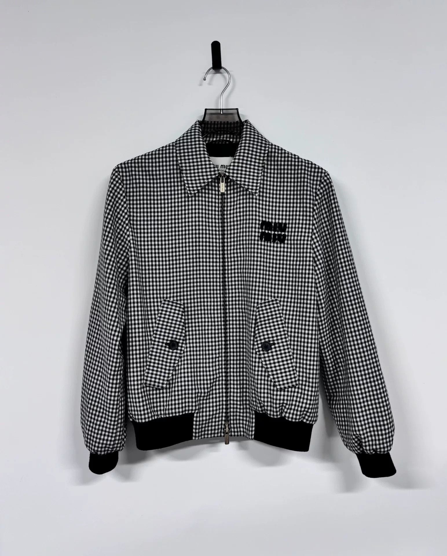 Miu Miu Miu Miu Plaid Jacket M Women Size M / US 6-8 / IT 42-44 - 1 Thumbnail