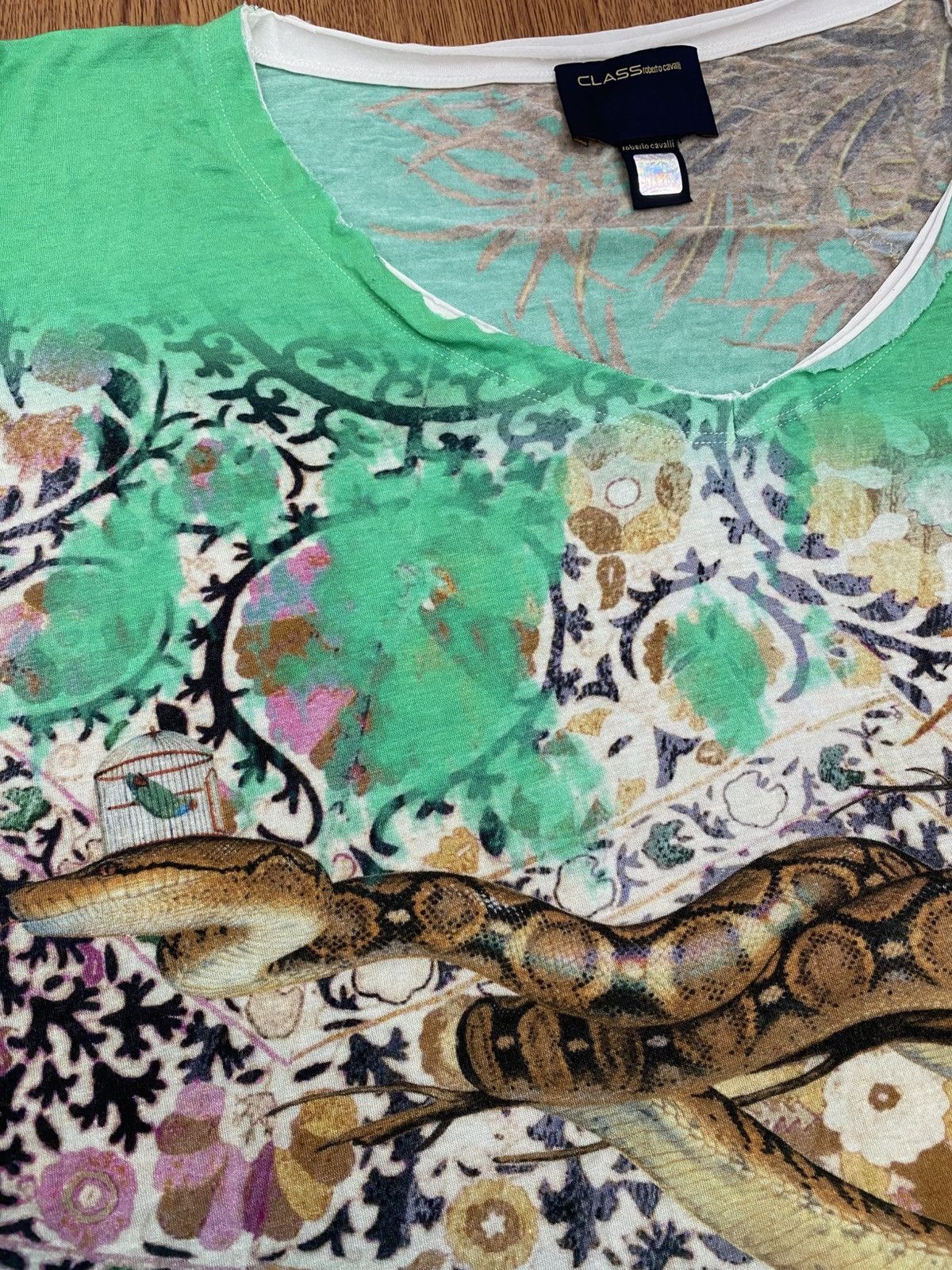 Just Cavalli Class Roberto Cavalli all over printed LS Size L / US 10 / IT 46 - 3 Thumbnail