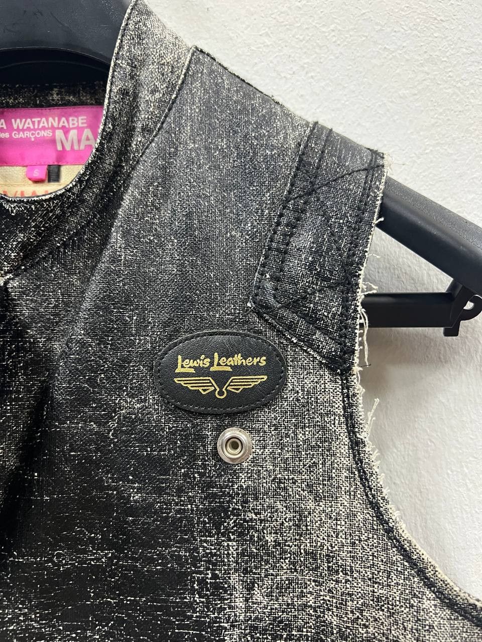 Junya Watanabe SS03 Junya Watanabe Man X Lewis Leathers Waxed Denim Vest Size US S / EU 44-46 / 1 - 5 Thumbnail