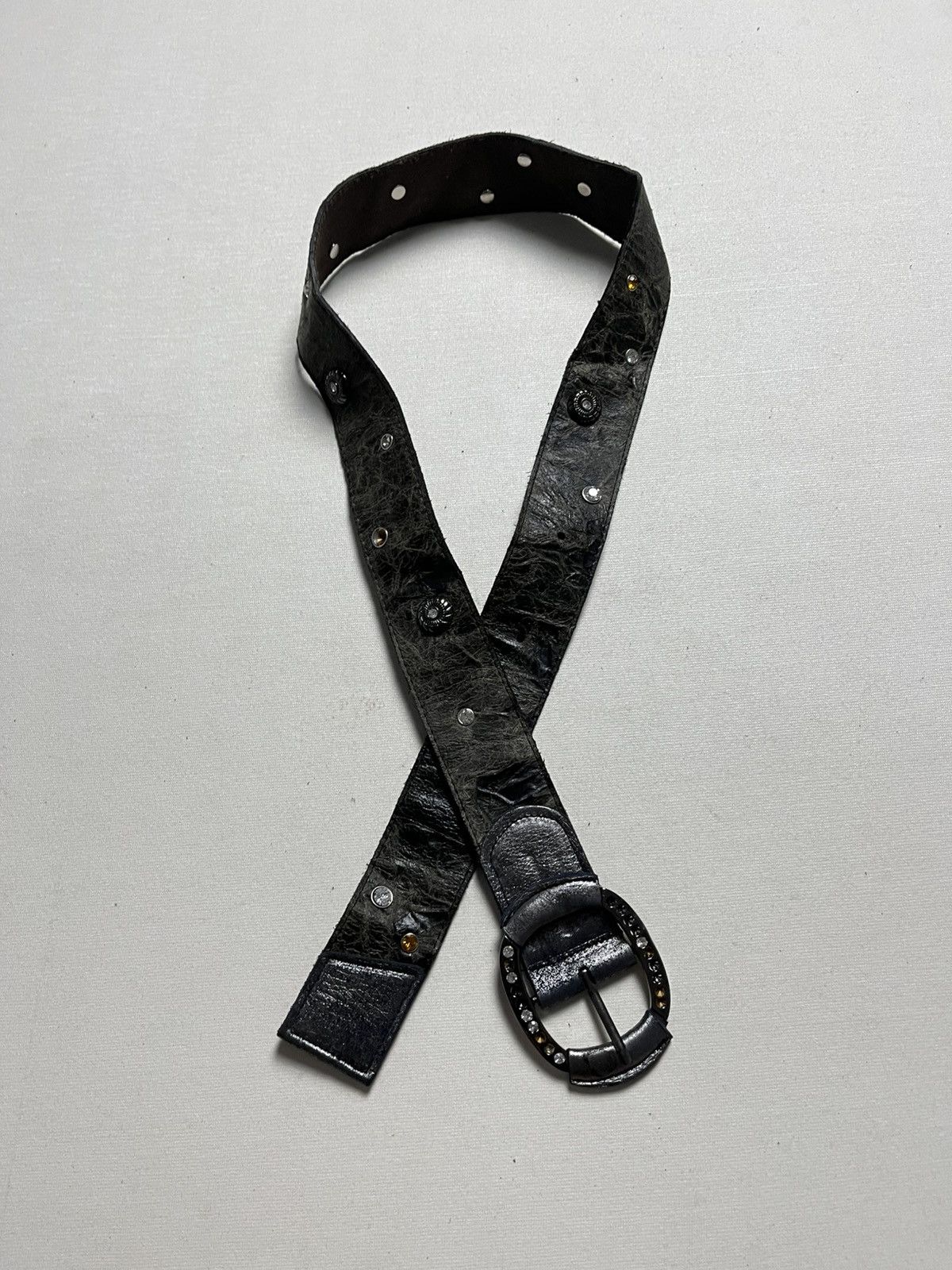 Japanese Brand Vintage crystall belts Size ONE SIZE - 1 Thumbnail