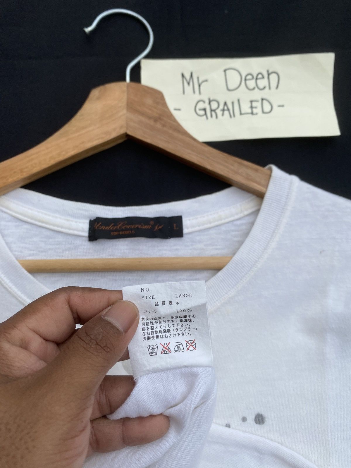 Fragment Design × Undercover RARE!! Undercoverism X Fragment Designt Mens Tee Size US L / EU 52-54 / 3 - 15 Thumbnail