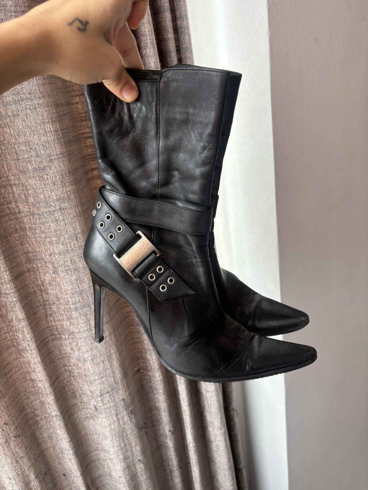 Vintage y2k leather boots Size US 6 / IT 36 - 4 Thumbnail