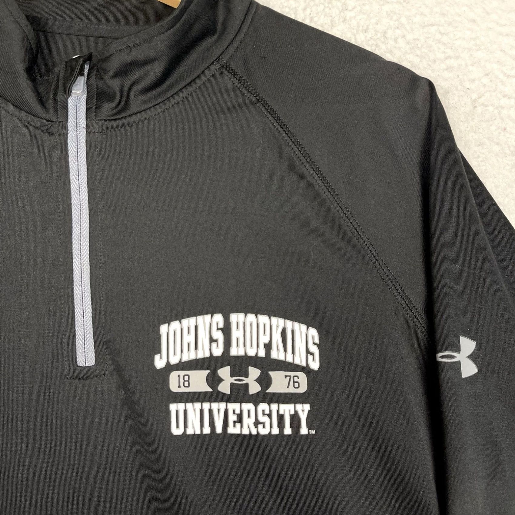Under Armour Under Armour Johns Hopkins Sweatshirt Large Black 1/4 Zip Size US L / EU 52-54 / 3 - 2 Thumbnail
