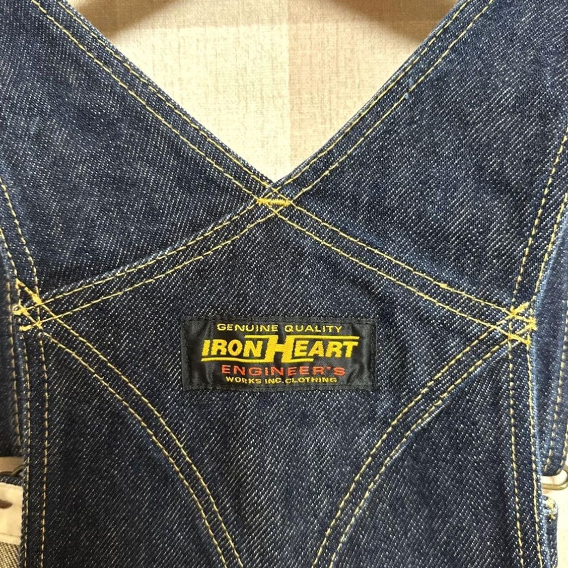 Iron Heart Iron Heart Overalls Mens M 21oz Double Knee Denim 805 Size US 31 - 5 Thumbnail