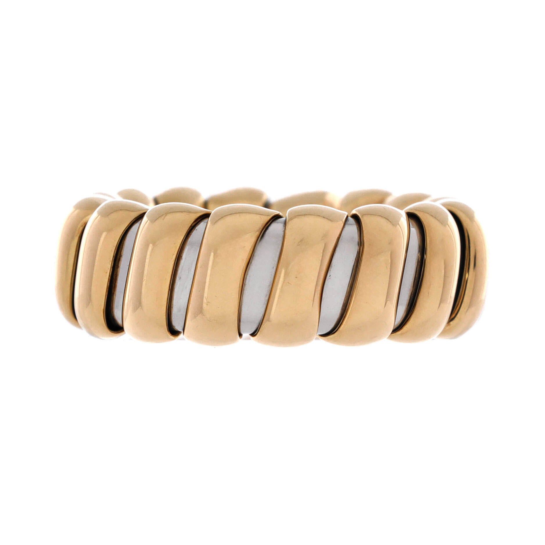 Bvlgari Tubogas Band Ring Size ONE SIZE - 1 Thumbnail