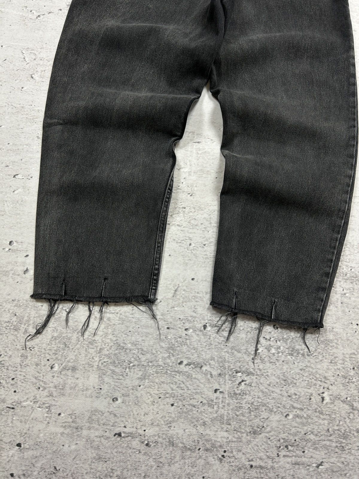 JNCO × Southpole × Vintage 💥FAST SALE💥Vintage Baggy Washed Black Cropped Denim Jeann Size US 32 / EU 48 - 9 Thumbnail