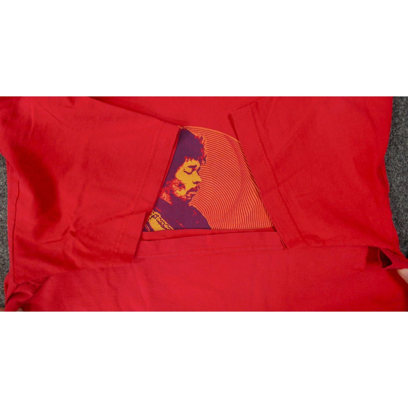 Zion Rootswear Zion Rootswear 2001 Jimi Hendrix Faded Thrashed Grunge Tee L Size US L / EU 52-54 / 3 - 12 Thumbnail