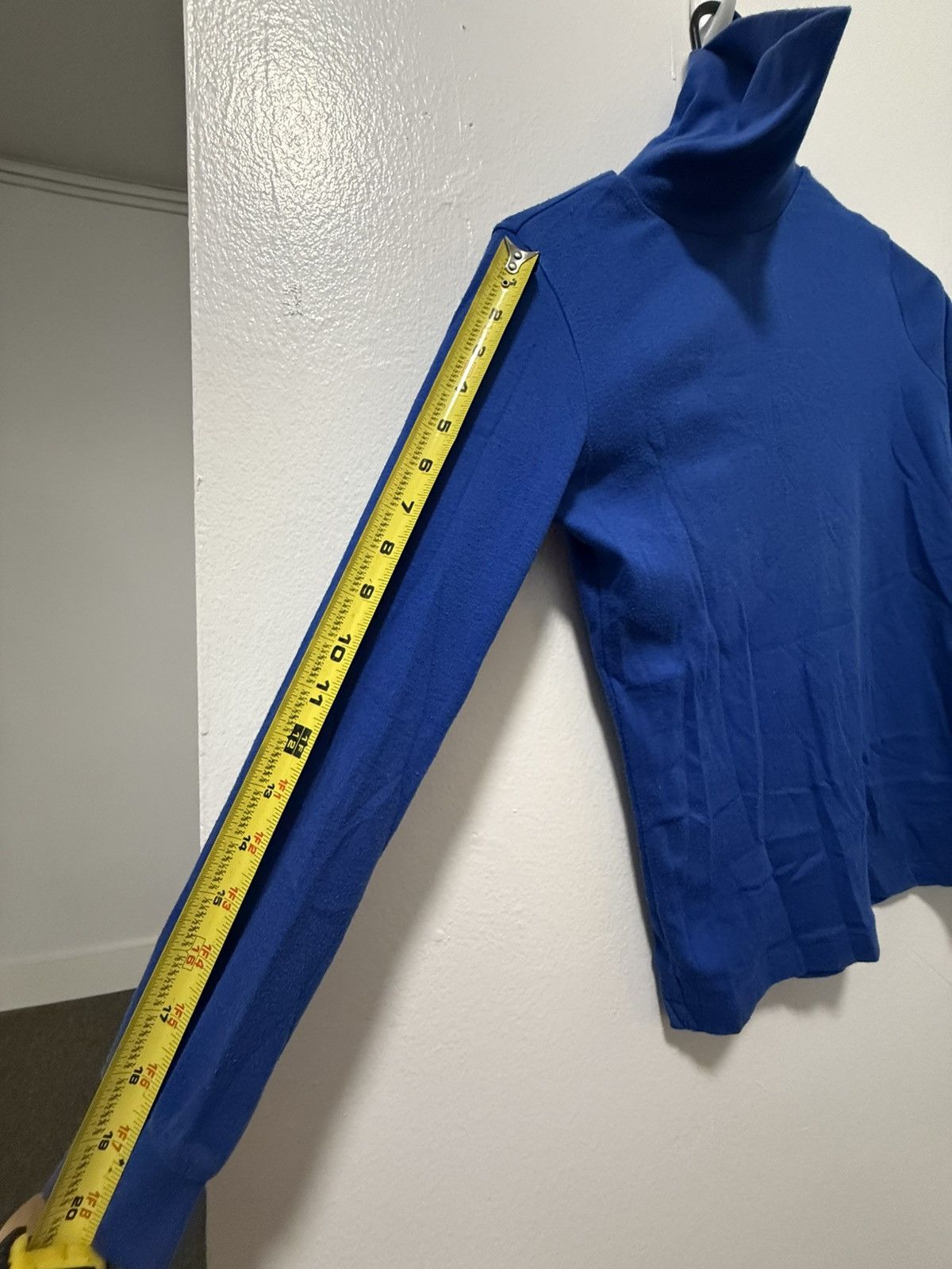 Other Vintage single stitch royal blue turtleneck Size S / US 4 / IT 40 - 6 Thumbnail