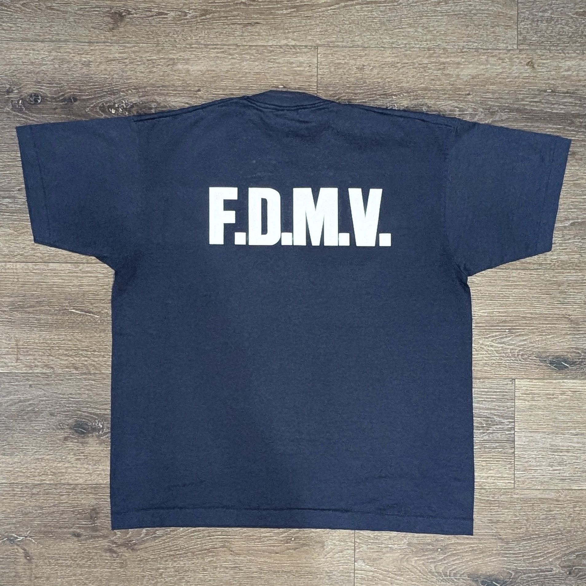 Fruit Of The Loom Vintage F.D.M.V. (Fire Department Moreno Valley) t-shirt XL Size US XL / EU 56 / 4 - 4 Thumbnail