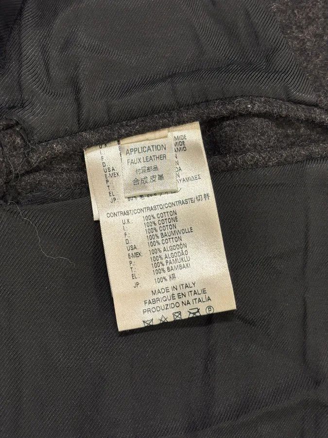 Diesel Diesel Black Gold Grey Wool Officer Buttoned Biker Jacket Size US S / EU 44-46 / 1 - 12 Thumbnail