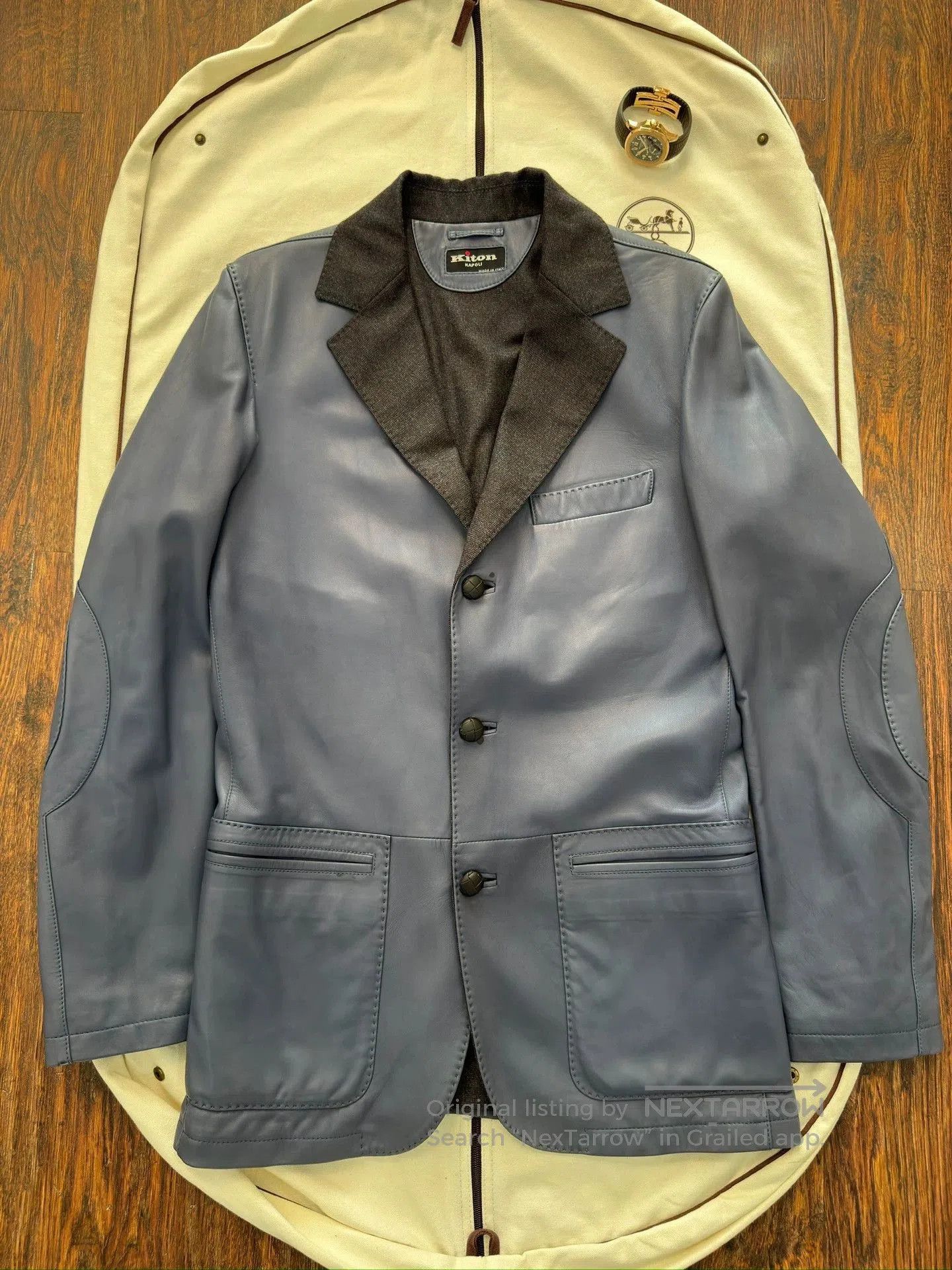 Kiton Multi Leather Jacket Size S. Size US S / EU 44-46 / 1 - 1 Thumbnail