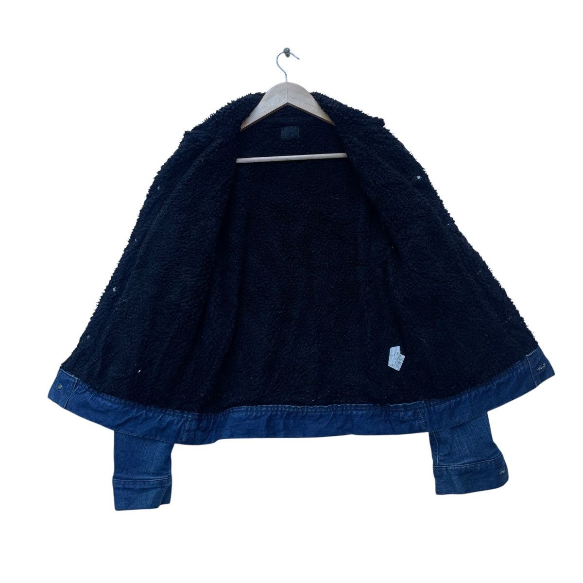 Lee × Vintage 💥Vintage Lee Riders Indigo Sherpa Jacket Size US M / EU 48-50 / 2 - 3 Thumbnail