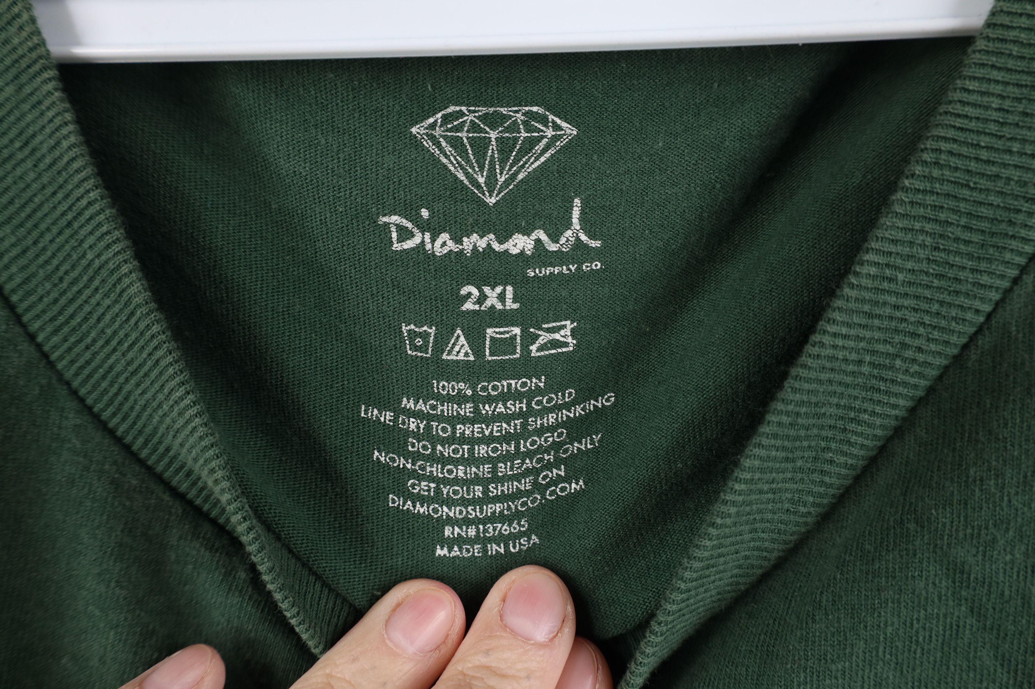 Diamond Supply Co. Vintage 90s Y2K Diamond Supply Co Skateboards T-Shirt USA Size US XXL / EU 58 / 5 - 10 Thumbnail