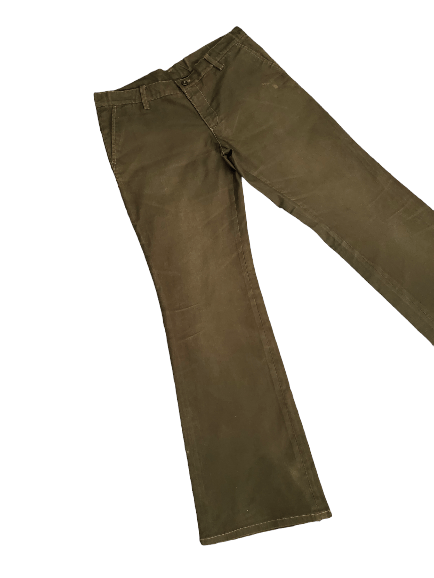 ABAHOUSE Flare Pants Abahouse Waxed Cotton Trouser Pants Bootcut Size US 33 - 2 Thumbnail