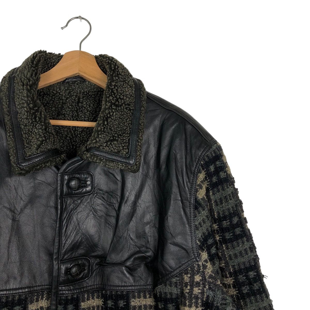 Japanese Brand 🔥90’s Genuine Leather Jacket Monsiuer Paris Navajo Aztec Size US M / EU 48-50 / 2 - 7 Thumbnail