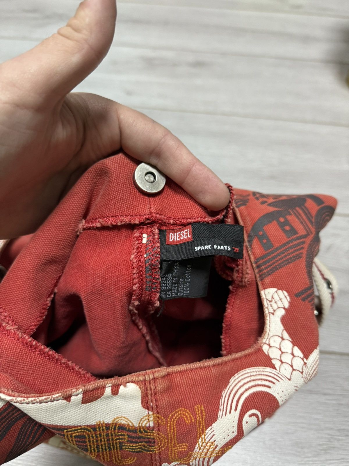 Diesel Diesel vintage belt paint bag urban Size ONE SIZE - 6 Thumbnail