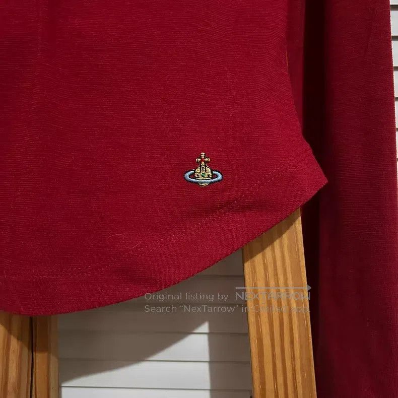 Vivienne Westwood Vivienne Westwood Collared Long Sleeve T-Shirt Top Size M / US 6-8 / IT 42-44 - 4 Thumbnail