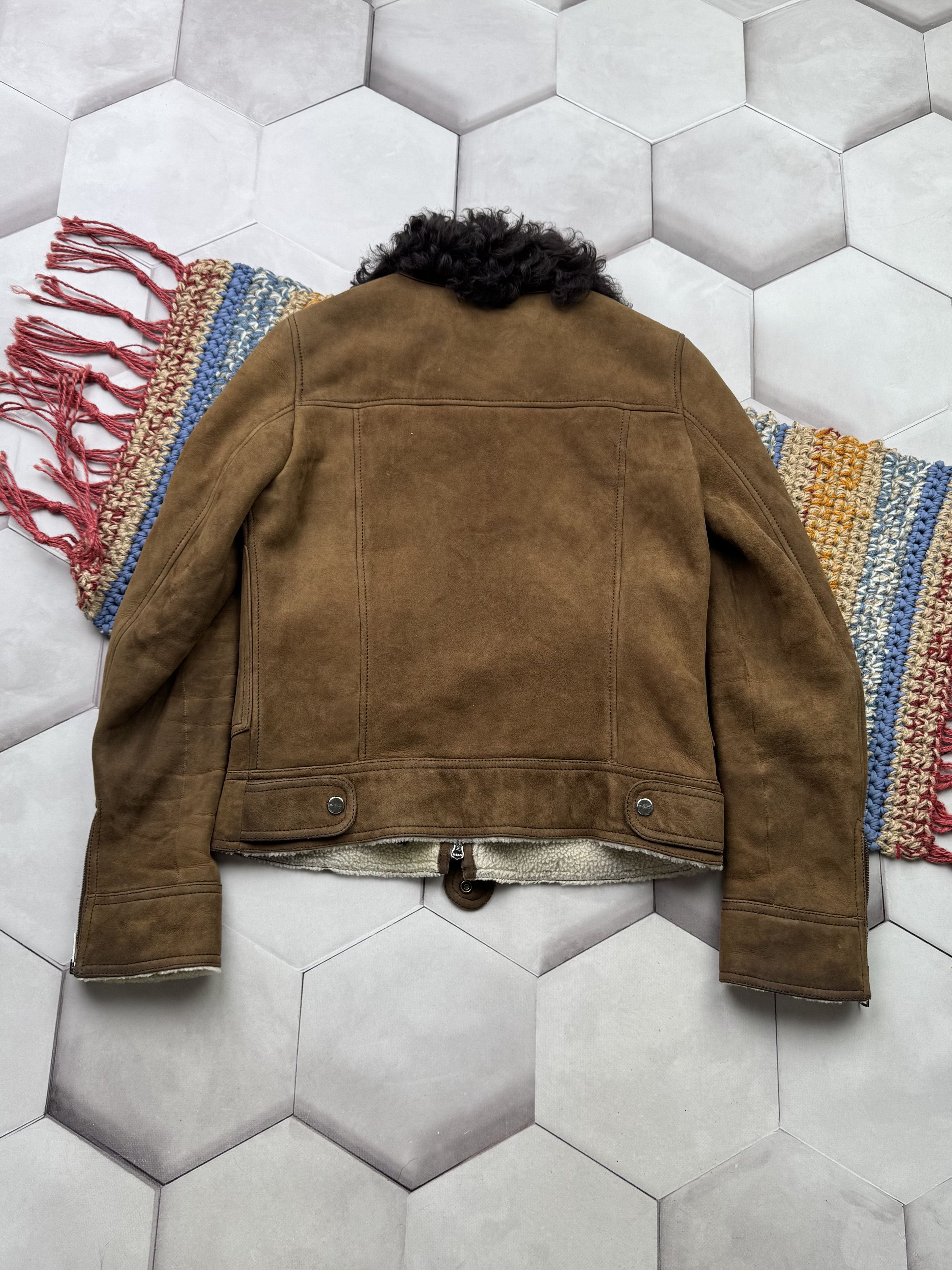Japanese Brand Vintage Real Sheepskin Cropped Jacket (E4) Size S / US 4 / IT 40 - 8 Thumbnail