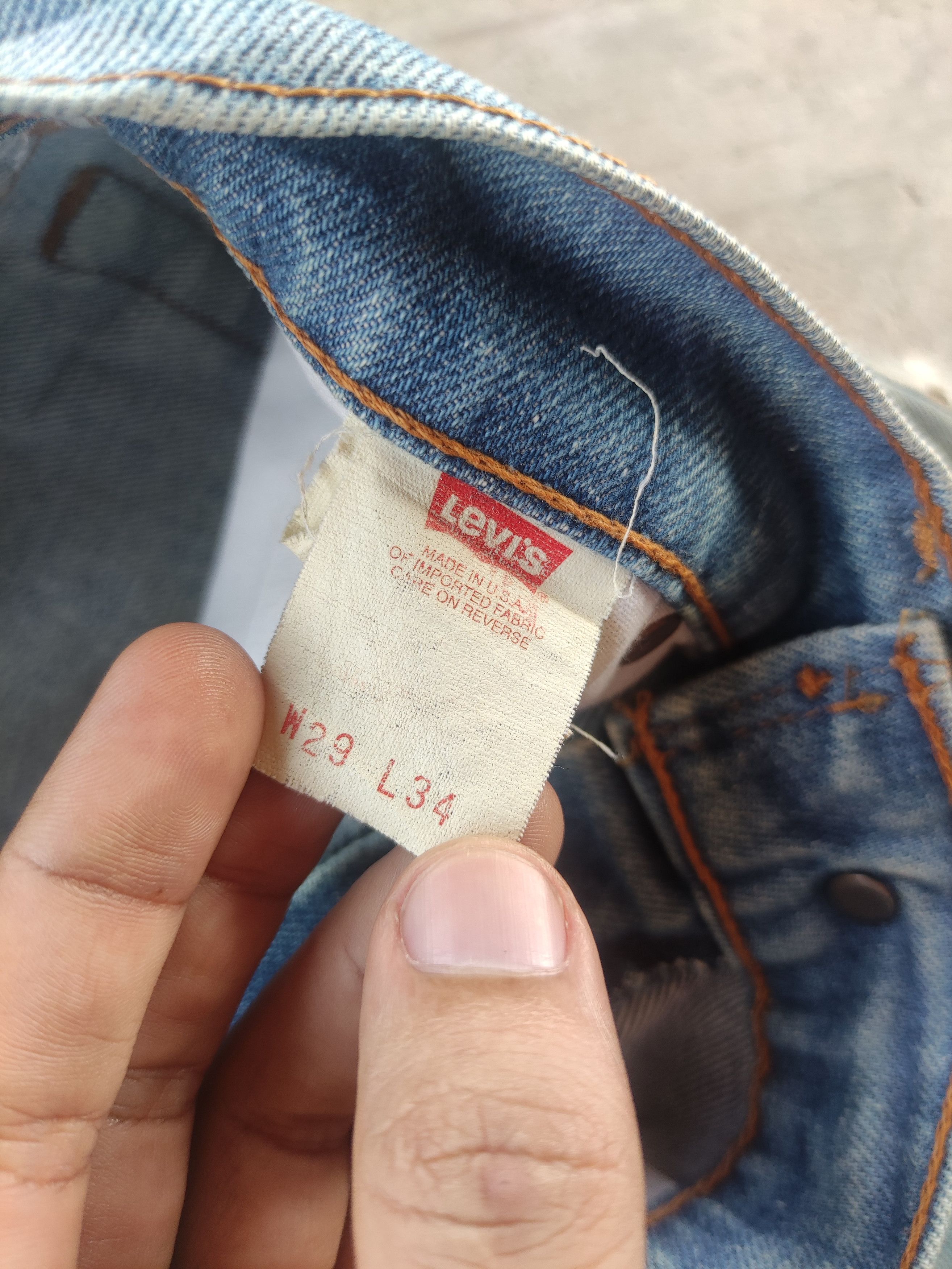 Levi's Vintage Levis Jean Distressed Faded Denim pants Size US 29 - 7 Thumbnail