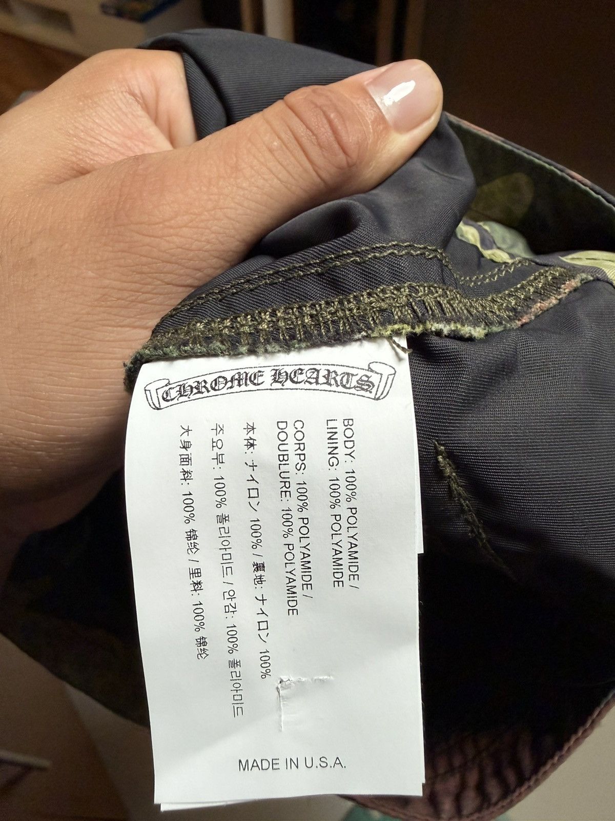 Chrome Hearts Chrome hearts green camo swim trunks Size US 31 - 10 Thumbnail