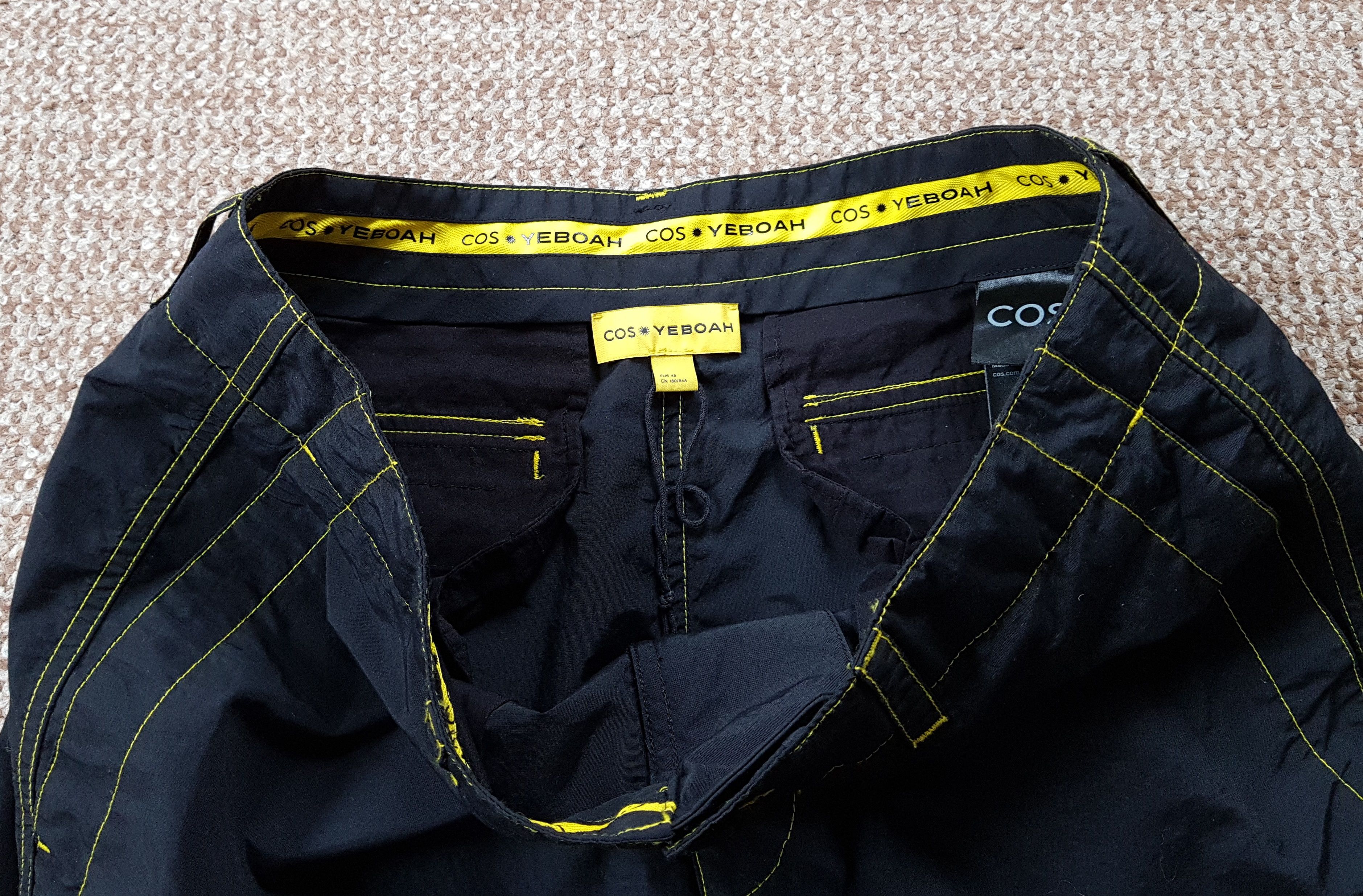Cos COS x YEBOAH Contrast Stitch Cargo Pants Relaxed Straight Size US 32 / EU 48 - 7 Thumbnail