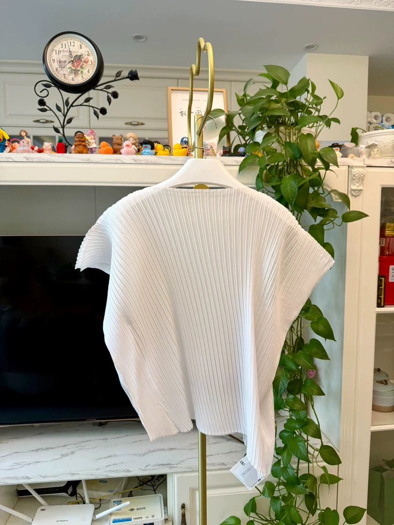 Issey Miyake Issey Miyake size:2 White twill short-sleeved shirt Size XS / US 0-2 / IT 36-38 - 7 Thumbnail