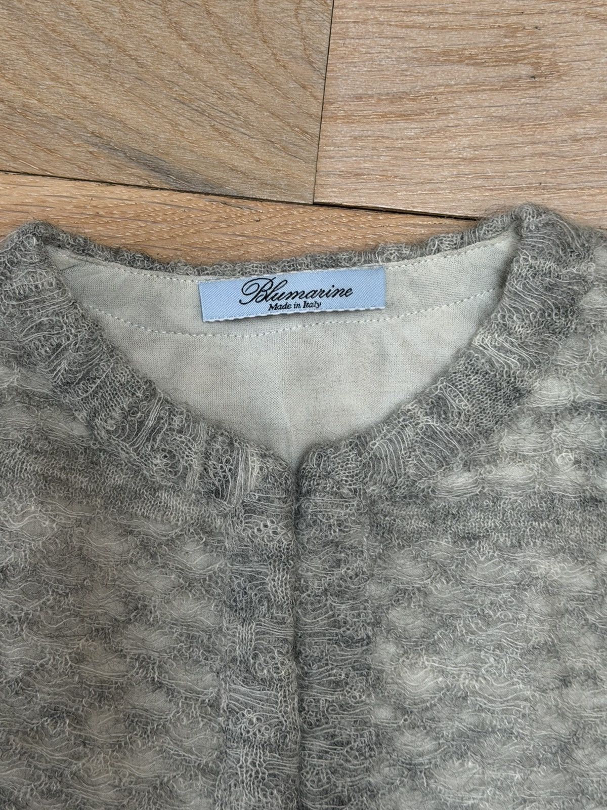 Blumarine Blumarine grey cardigan Size S / US 4 / IT 40 - 3 Thumbnail
