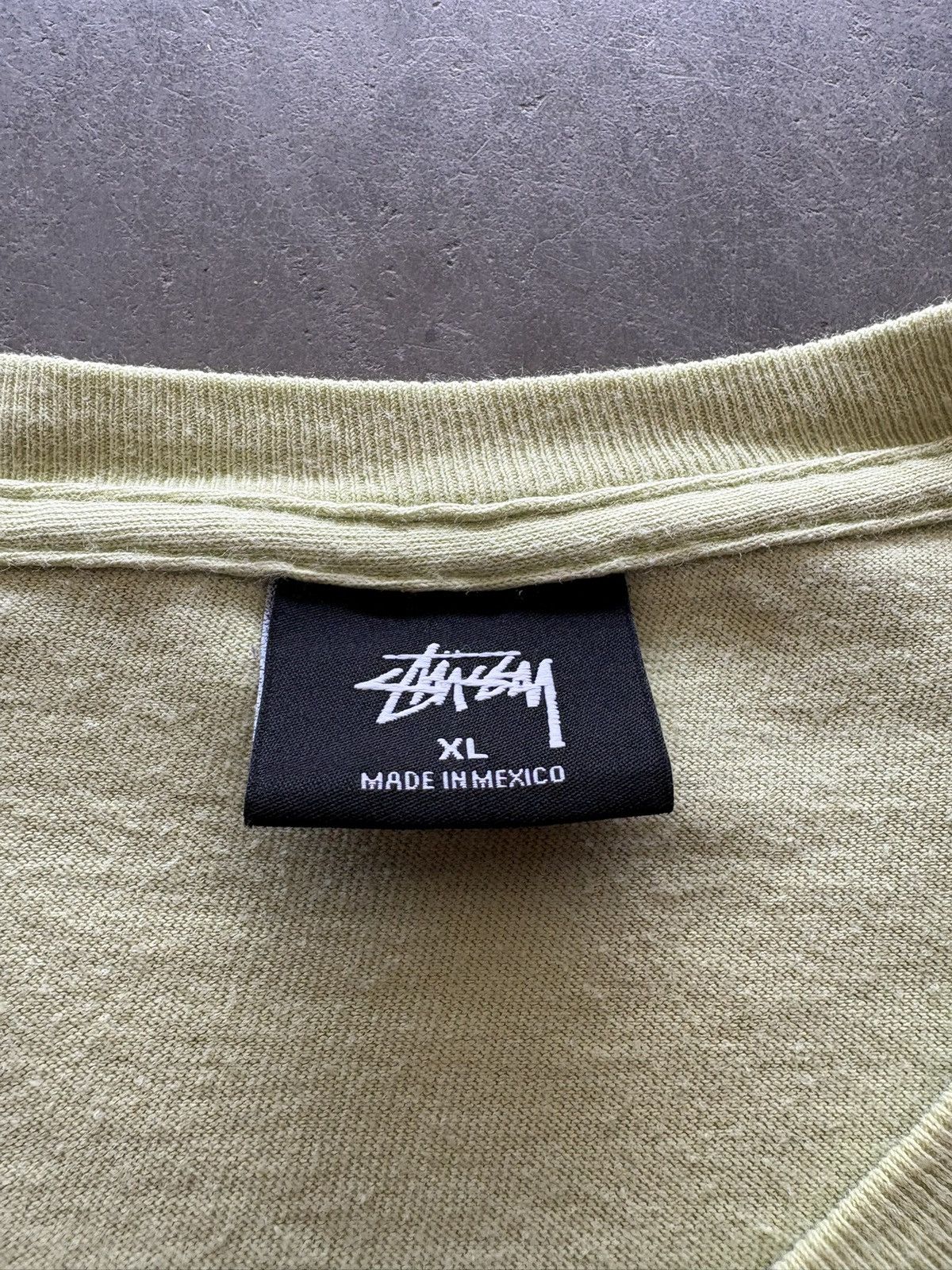 Stussy Lime Green Stussy Spellout Size US XL / EU 56 / 4 - 5 Thumbnail