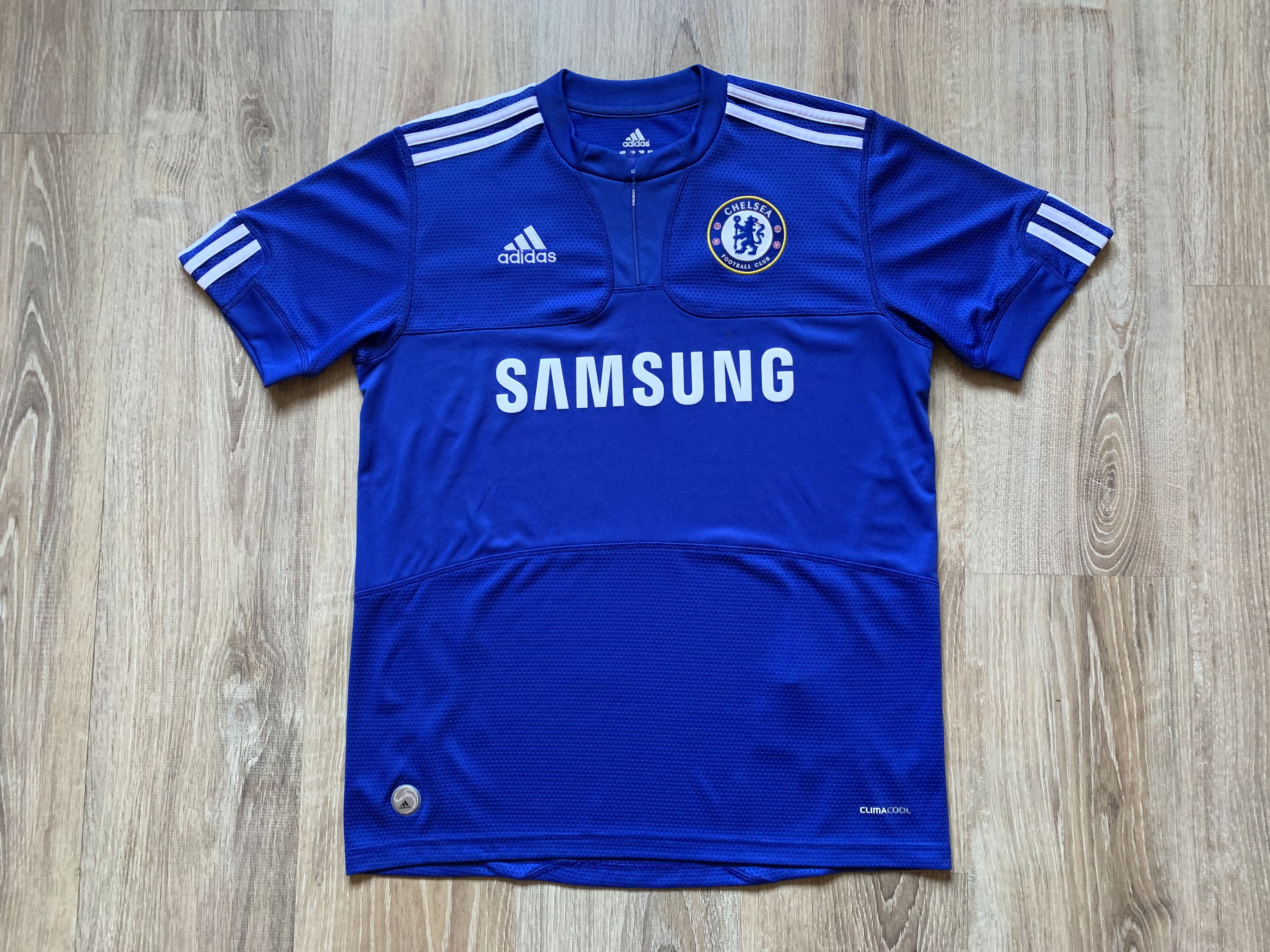 Adidas × Vintage Vintage Adidas Chelsea Home Football Shirt 2009-2010 Size US S / EU 44-46 / 1 - 3 Thumbnail