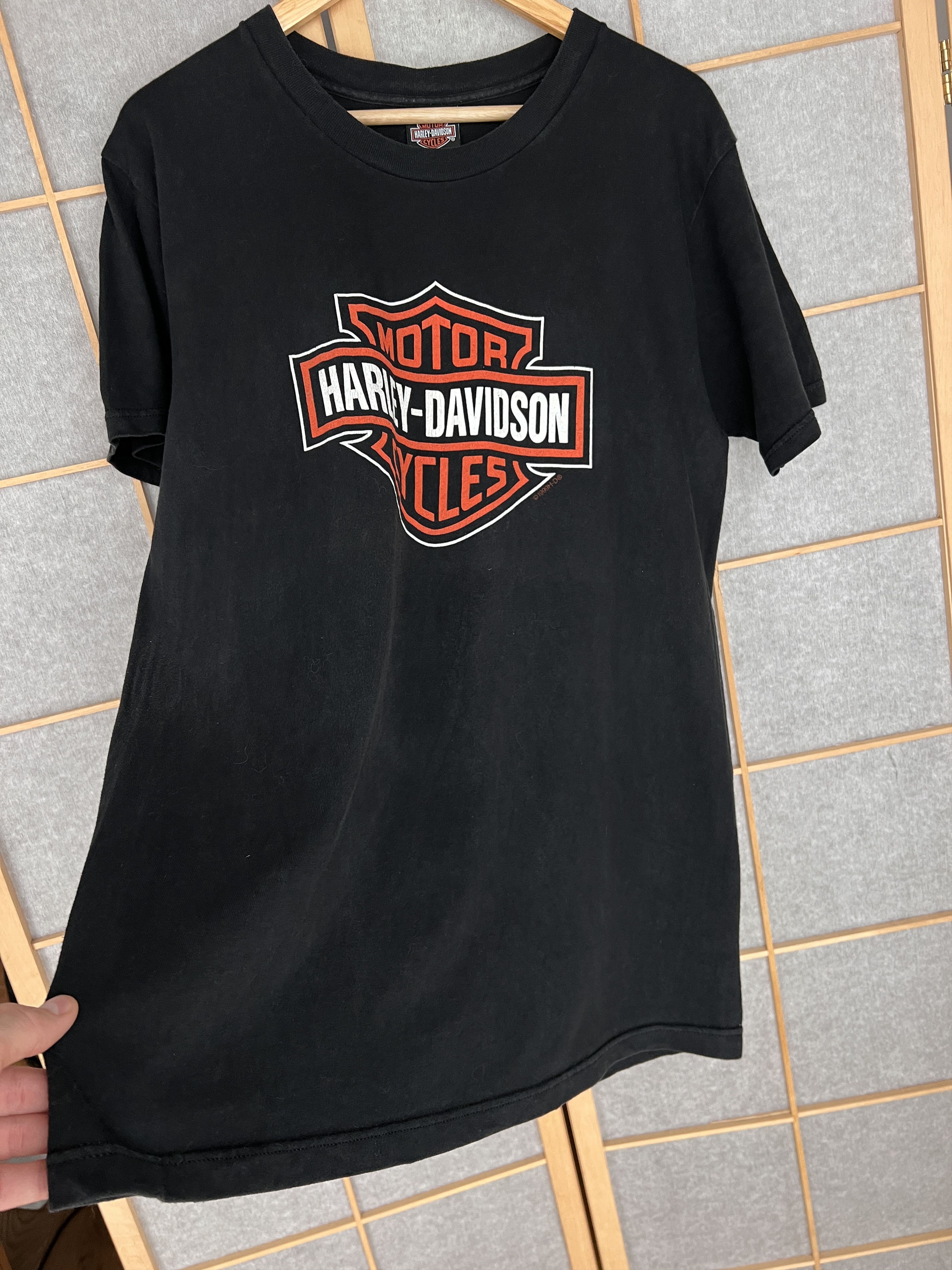 Harley Davidson 2002 Harley Davidson USA OG logo t shirt El Paso Texas tee L Size US L / EU 52-54 / 3 - 15 Thumbnail